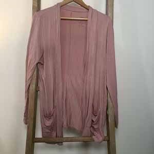 Torrid Soft Pink Open Front Cardigan